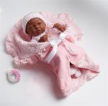 JC Toys/Berenguer - La Newborn - La Newborn 15.5" Deluxe Layette Gift Set - African American - Soft Body